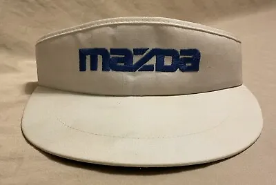 Vntg 90’s Mazda Zoom Zoom Racing Sport Adjustable Visor Cap Imperial Headwear • $14