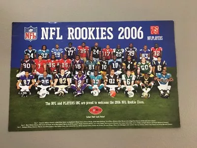 11  X 17  NFL ROOKIES 2006 Poster NICE FOOTBALL POSTER Great For Autos D15 • $5.99