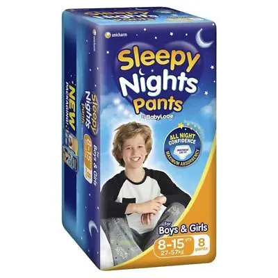 BabyLove SleepyNights Pants 8-15 Years (27-57kg) 8 Pack • $11.49