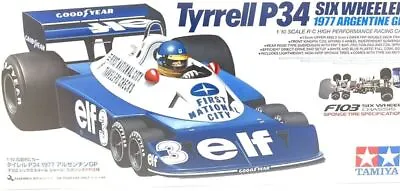 Tamiya 1/10 F103 977 Argentine GP Tyrrell P34 Six Wheeler 2WD RC Car 47486 F/S • $232.77