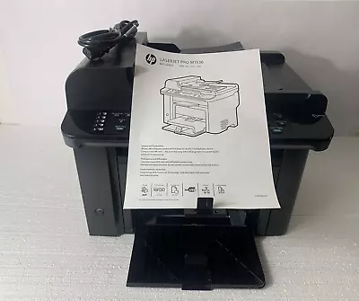 HP LaserJet Pro M1536DNF AIO Laser Printer Duplex Fax Copy Toner Clean! • $130