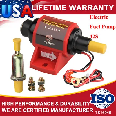 Low Pressure 2-3.5PSI Universal Micro Electric Fuel Pump 42S Polymer Gasoline US • $24.99