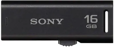 Sony USM16GR 16GB Microvault USB Flash Drive With Retractable Connector Black 1 • $11.18