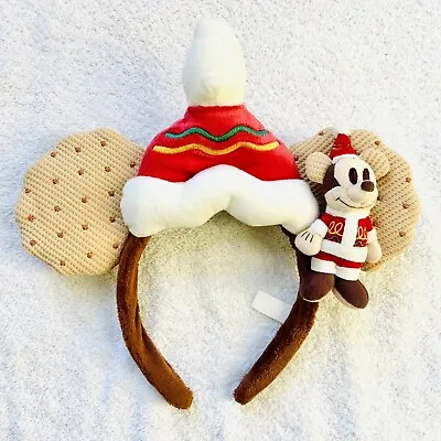 RARE Tokyo Disney Japan Christmas Cookie Mickey Mouse Ears Santa Gingerbread Man • $66