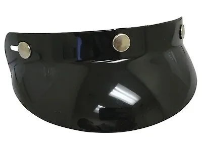 Black Visor Universal Vintage Helmet Open Face Buco Arthur Fulmet Shoei Bell 70s • $20.96