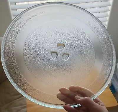 Microwave Glass Turntable Plate 12  W/ Roller Ring Unbranded • $10