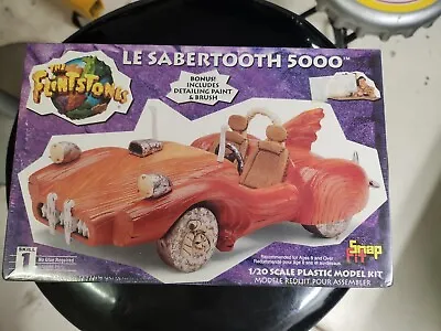Lindberg 72412 Snap Together Flintstones Le Sabertooth Model Kit Sealed Box 1:20 • $18
