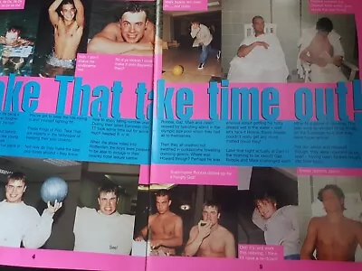 Take That  Article 1995 Fast Forward Magazine • £4.99