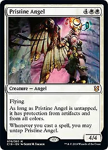 Pristine Angel Commander 2019 NM White Mythic Rare MAGIC GATHERING CARD ABUGames • $1.45