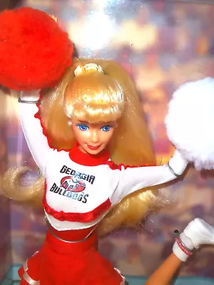 UGA 1996 Barbie Mattel 17192 University Of Georgia Bulldogs Cheerleader NRFB • $30