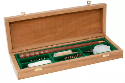 £49.99 • Buy Bisley 12G / 20G Shotgun Maintenance Traditional Wooden Box Cleaning Kit 12 / 20