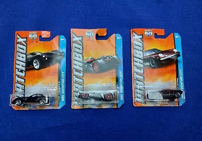 3 × Matchbox 60th Anniversary MBX Adventure City Batmobile Lotus Europa Tvr  • $12.44