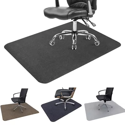 Non-slip Office Home Chair Mat Carpet Hardwood Floor Anti-Scratch Protector Lot • £4.21