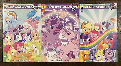 My Little Pony Generations #1 Set Of 3 1:10 Whitten Variant Mlp Comic Book Ba • $17.99