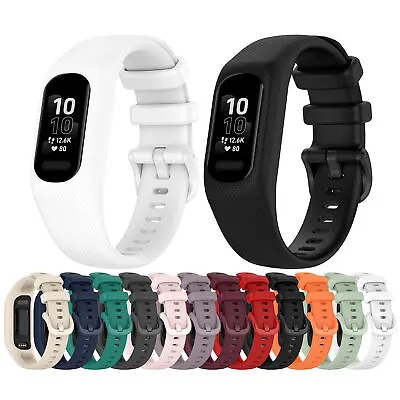 Silicone Watch Strap Wristband Replacement For Garmin  Vivosmart 5/Smart 5 • $4.96