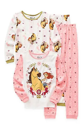 NWT 8 Or 4 SPIRIT Stallion Cimarron Horse 4 Pc Pajamas Birthday Christmas Pony  • $34.80