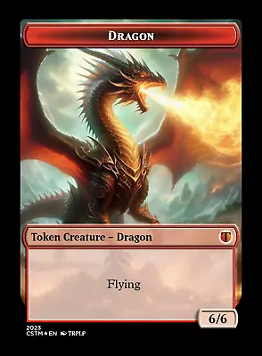 Dragon Token - High Quality Altered Art Custom Cards • $4.99