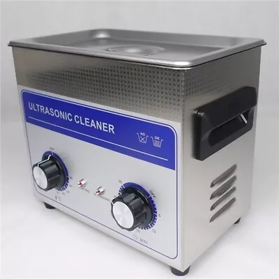3L Ultrasonic Cleaner Heater Mechanical 100 W 40Khz Jewelry Dental Ce Rohs Hr • $331.38