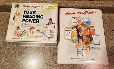 Lot Of 2 Vintage Hooked On Phonics SRA Your Reading Power Cassettes (B8) • $75