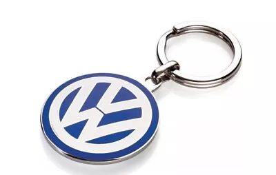 New Genuine Metal Vw Keyring | New Logo Design | Volkswagen Keyring Blue • $15.15