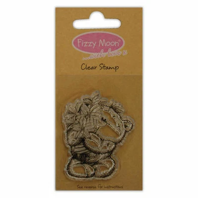 £1 • Buy Fizzy Moon 'Flower Bunch' Everyday Clear Stamp