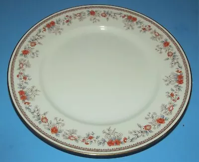 Lenox Russet Blossoms Dinner Plate 10.5” Orange Pink Flowers Gold Trim Bouquet • $28