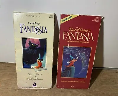 Walt Disney Fantasia CD Soundtrack Set Bundle- Remastered Boxsets • £9.99