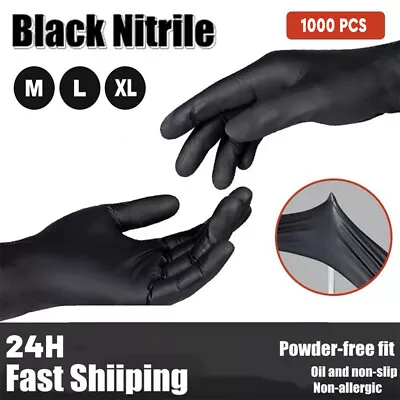 THICK Disposable Nitrile Gloves Rubber Blend Powder Free Industrial Mechanic AU • $16.59