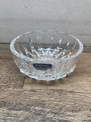 Gorham Althea Full Lead Crystal  Bowl Vintage  4inch 2 Inch • $17