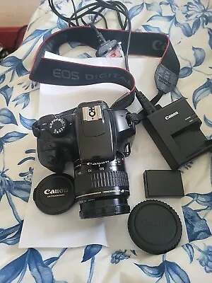 Canon EOS 1100D Digital SLR Camera Charger Battery And Carry Bag  • £75