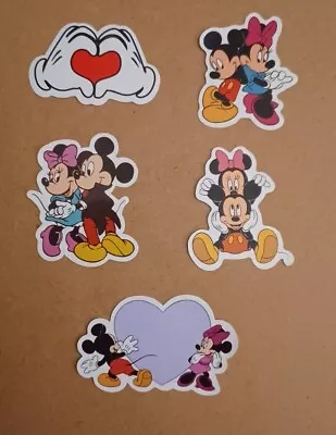 Mickey & Minnie Mouse Themed Stickers - Lot Of 5 • $1.50