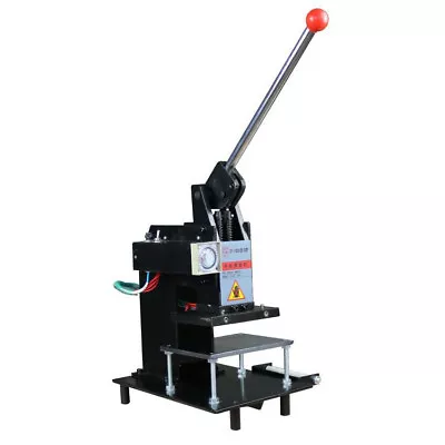 220V Manual Hot Foil Stamping Machine Leather Logo Embossing Machine 15*10CM • $459.99
