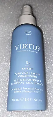 NO LID - 150ml Virtue Refresh Leave-In Hair Conditioner - Detangle & Protect • £23.99