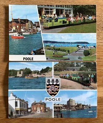 Vintage Postcards Poole Greetings 1960’s Multi View Miniature Railway  • £1.40