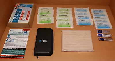 Suture Practice Kit For Sutures Medical Student Pre-Cut Wounds - See Pictures • $20