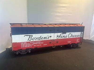 REA G Scale Borden's Fine Cheeses Refrigerator Car #REA-46209 NIB • $25