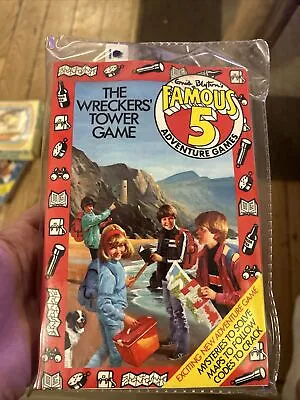 Enid Blyton’s Famous 5 Five Wreckers Tower Adventure Games Book Complete • £75