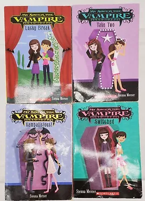 My Sister The Vampire Series Lot Of 4 Paperback Scholastic Free Ship By Mercer • $9.99