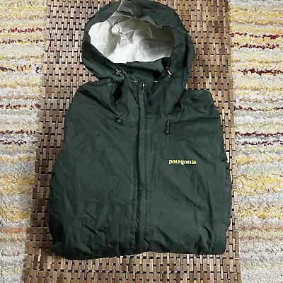 Patagonia Torrentshell Waterproof Rain Shell Jacket Coat Forest Green Medium M • $84.95