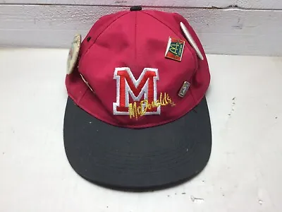 Vintage McDonalds Logo Crest Hat Embroidered Uniform Snapback Cap Model 3497 • $7.99