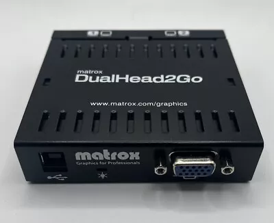 MATROX D2G-A2A-IF Matrox Graphics D2G-A2A-IF DualHead2Go • $19.99