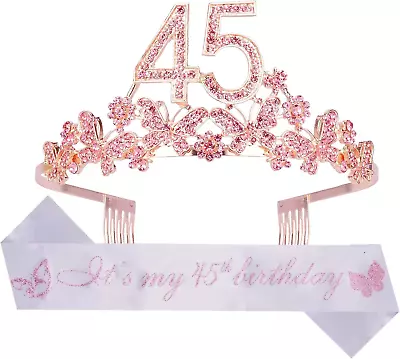 45 Birthday Decorations For Women 45 Birthday 45th Birthday Gifts For Women 4 • $14.06