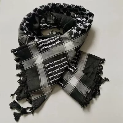 Keffiyeh Shemagh All Original Made In Palestine Arab Scarf Kufiya Arafat Cotton. • $21.10