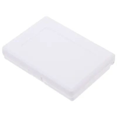 White Plastic Portable Paint Box Watercolor Palette Tin Pigment Case • £5.78