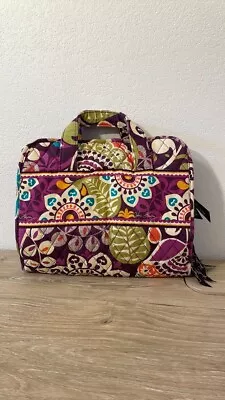 Vera Bradley Hanging Travel Organizer In Cotton Purple Green Blue • $25