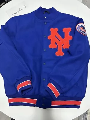 Mitchell & Ness 1969 New York Mets Wool Jacket Sz 40 Medium Gift Miracle Mets • $375