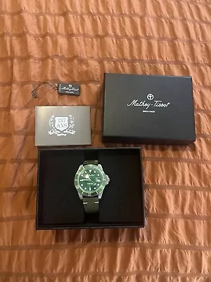Mathey-Tissot Mathey Vintage Automatic Green Dial Men's Watch H9010ATLV • $105.50