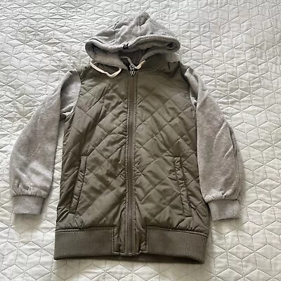 Goliath Size 10 Boys Jacket Khaki And Grey With Hood  • $15