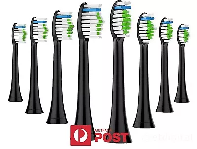 $18.98 • Buy 8 Philips Sonicare Diamond Clean Toothbrush Brush Heads Replacement HX6064 NEW