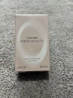 Calvin Klein Sheer Beauty 50ml Eau De Toilette Spray For Women EDT HER NEW • £20